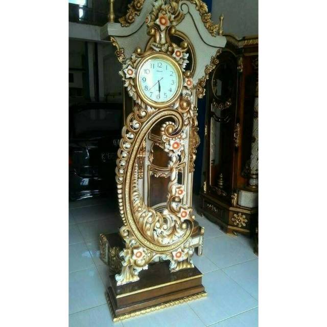 Jam Hias Ukir Jati Jam Hias