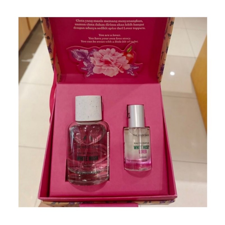 The Body Shop Gift White Musk Edt & Topper Lover Edp