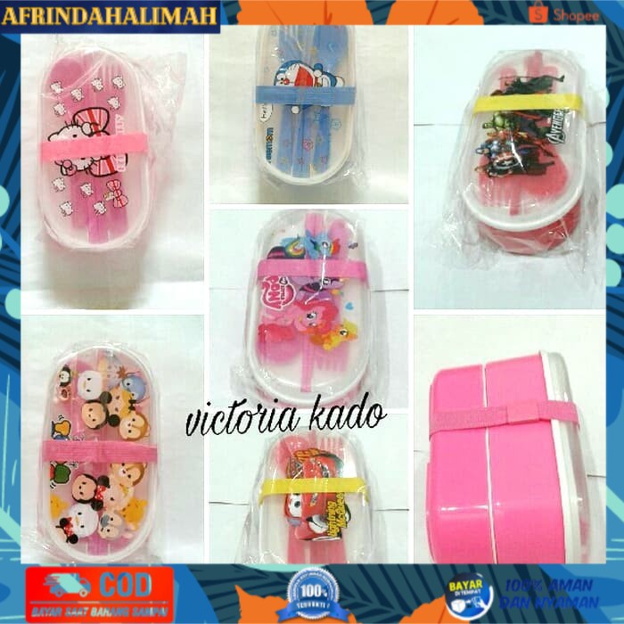 

[TERBARU] Kotak Tempat Makan Makanan Lunch Box Perlengkapan Sekolah