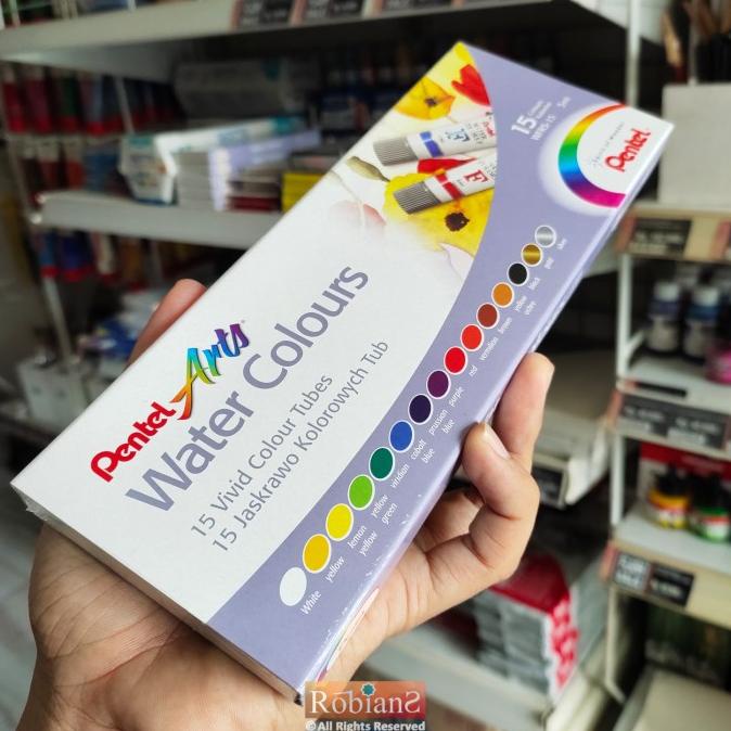 

TERBARUU!! Cat Air Pentel 15 Warna - Pentel Art Water Colours COD