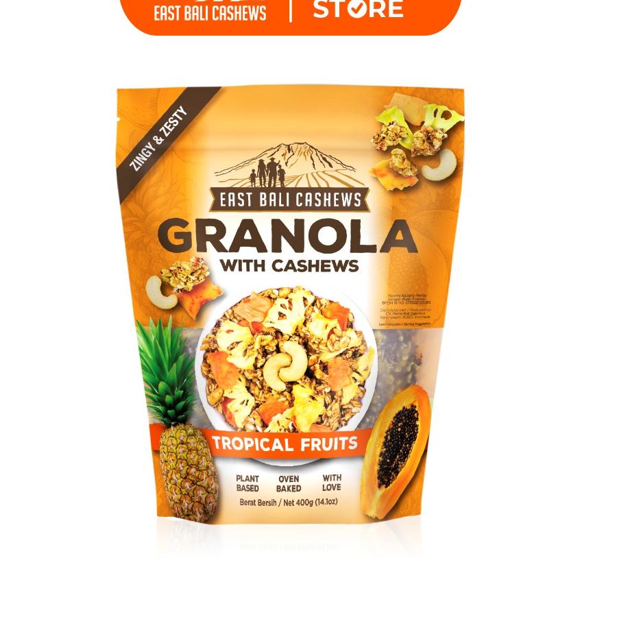 

kode7o2Nc--Granola Tropical Fruits 400g - Granola dengan Nanas dan Pepaya