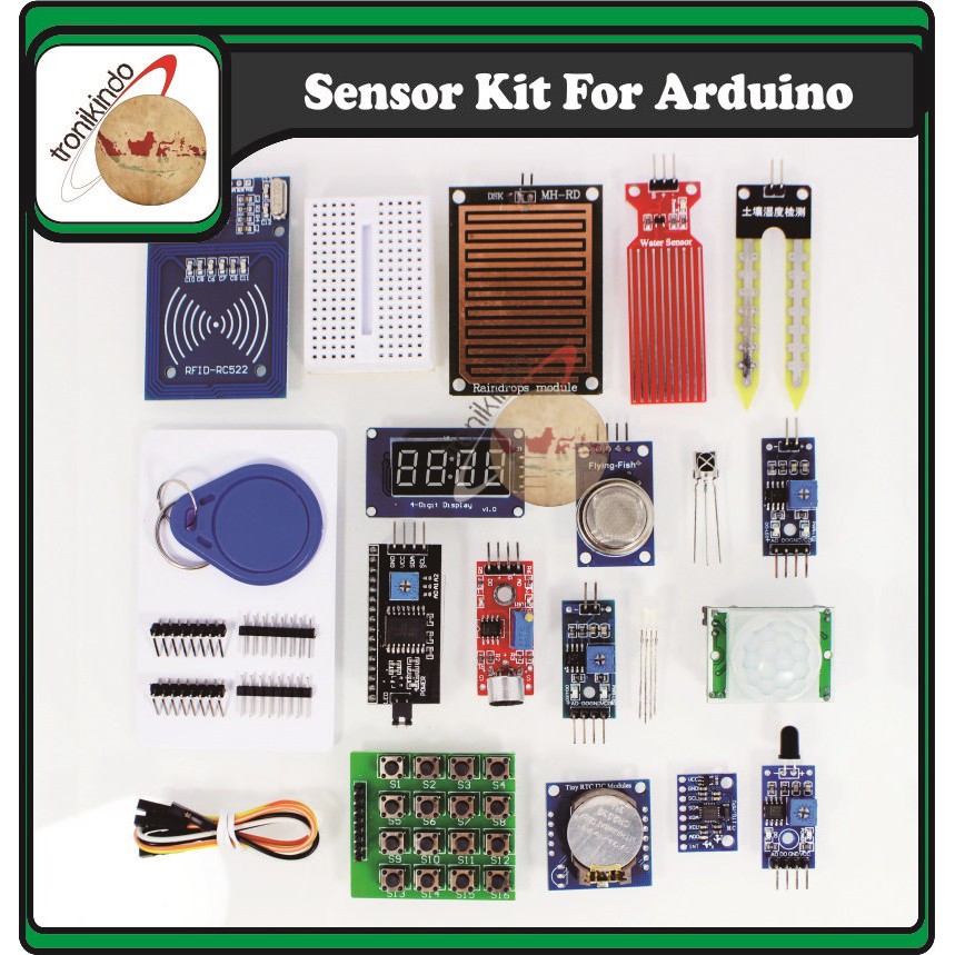 Sensor Kit + Box Lengkap Untuk Arduino Raspberry Tronikduino