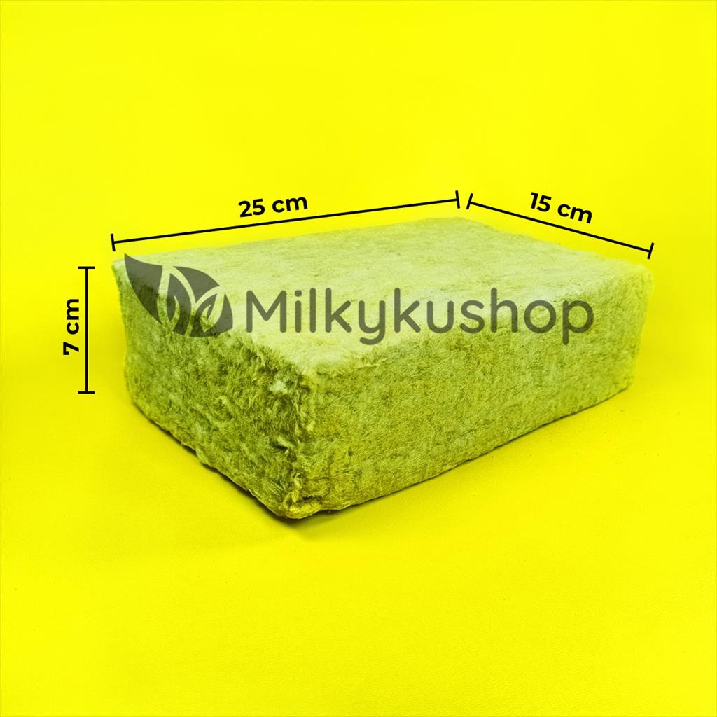 MEDIA TANAM ROCKWOOL CULTILENE 25 X 15 X 7 CM HIDROPONIK