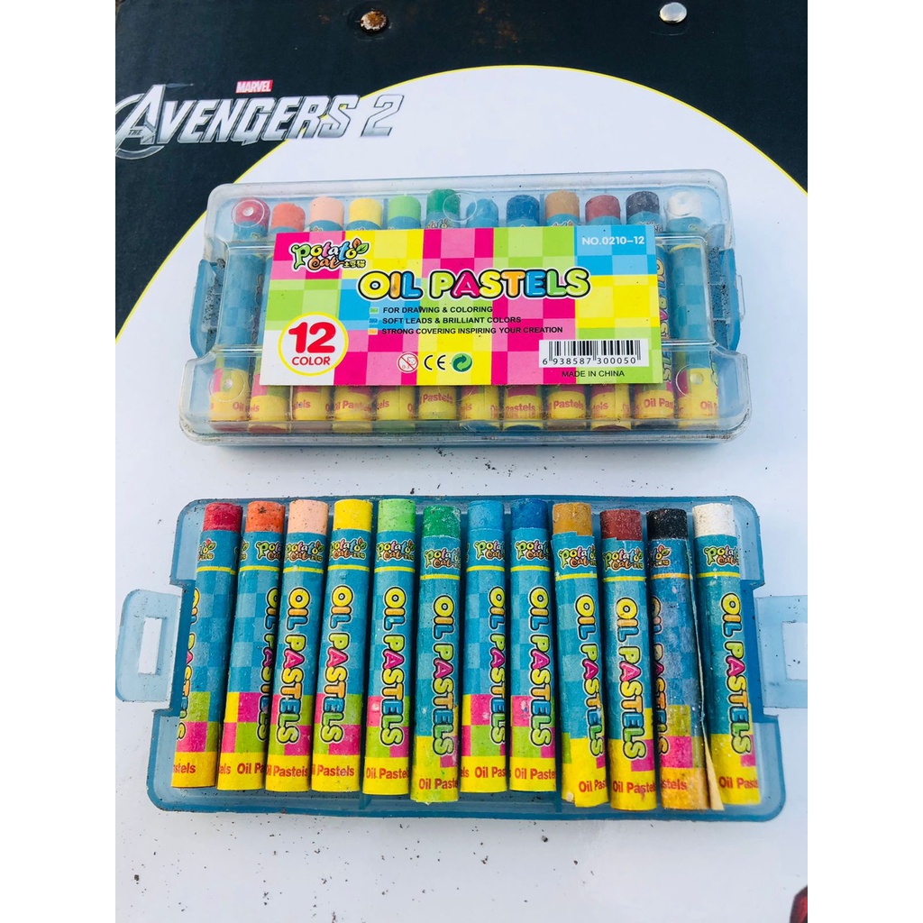 

CRAYON 12 WARNA PENSIL WARNA KRAYON OIL PASTEL MINI
