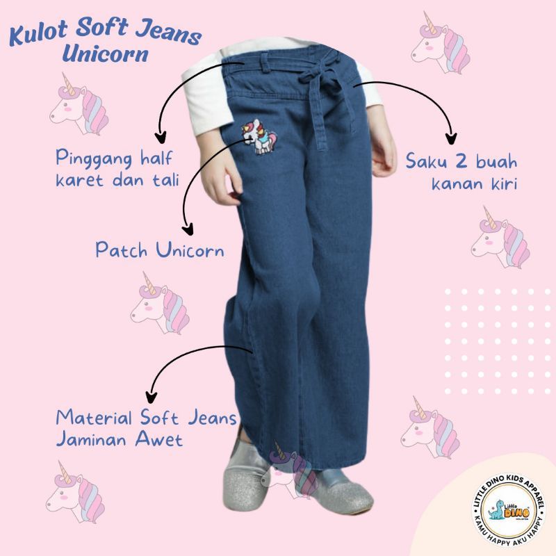 Kulot Denim Little Dino