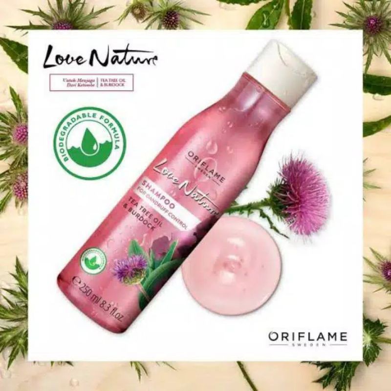 love nature shampoo tea tree oil