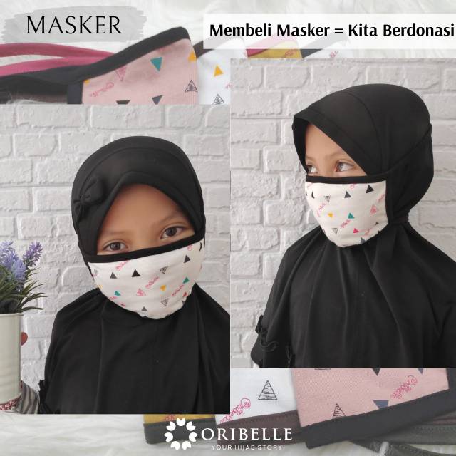 MASKER KAIN BAHAN KAOS II ORIEBLE