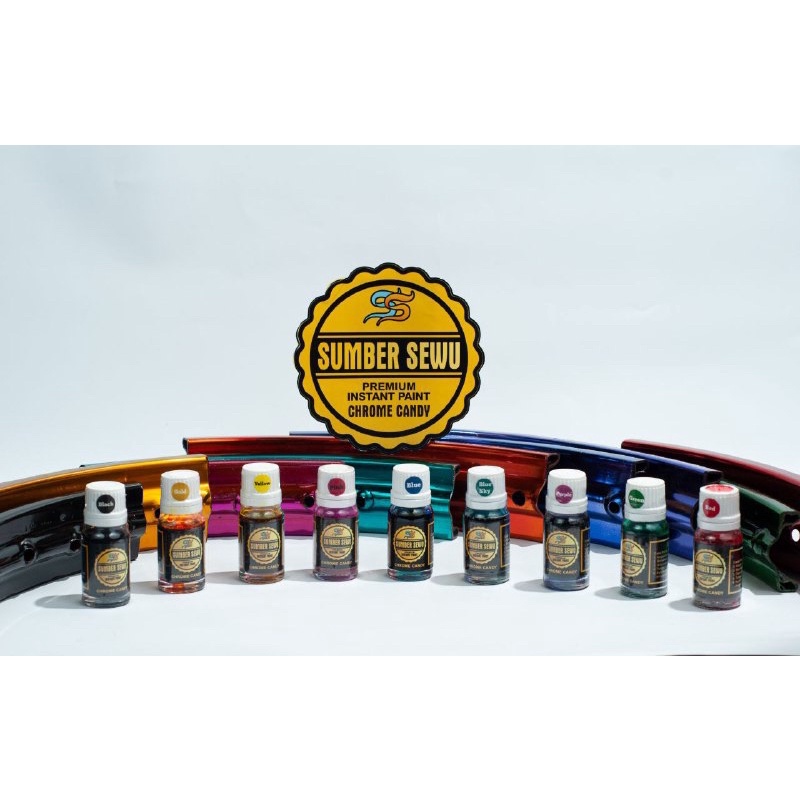 Pewarna Logam Cat Velg Candy Chrome Cat Oles Candy Premium 10ml