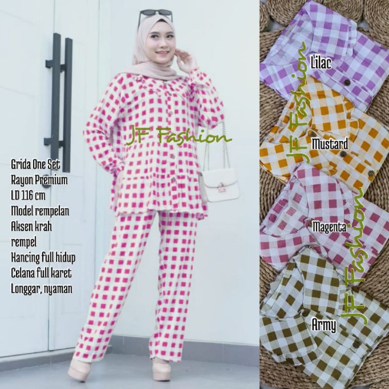 Laginta Set (RAYON VISCOSE) LD ±114cm //JF753