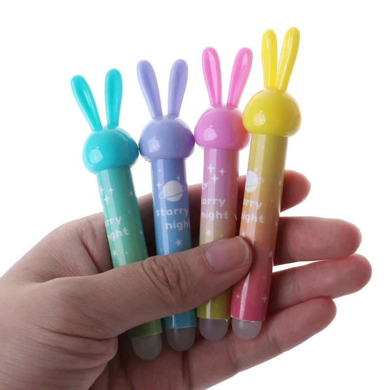 

Ongkir Gratis ya Kawaii Rabbit Eraser For Erasable Pen Cute School Office Supply Stationery Gift