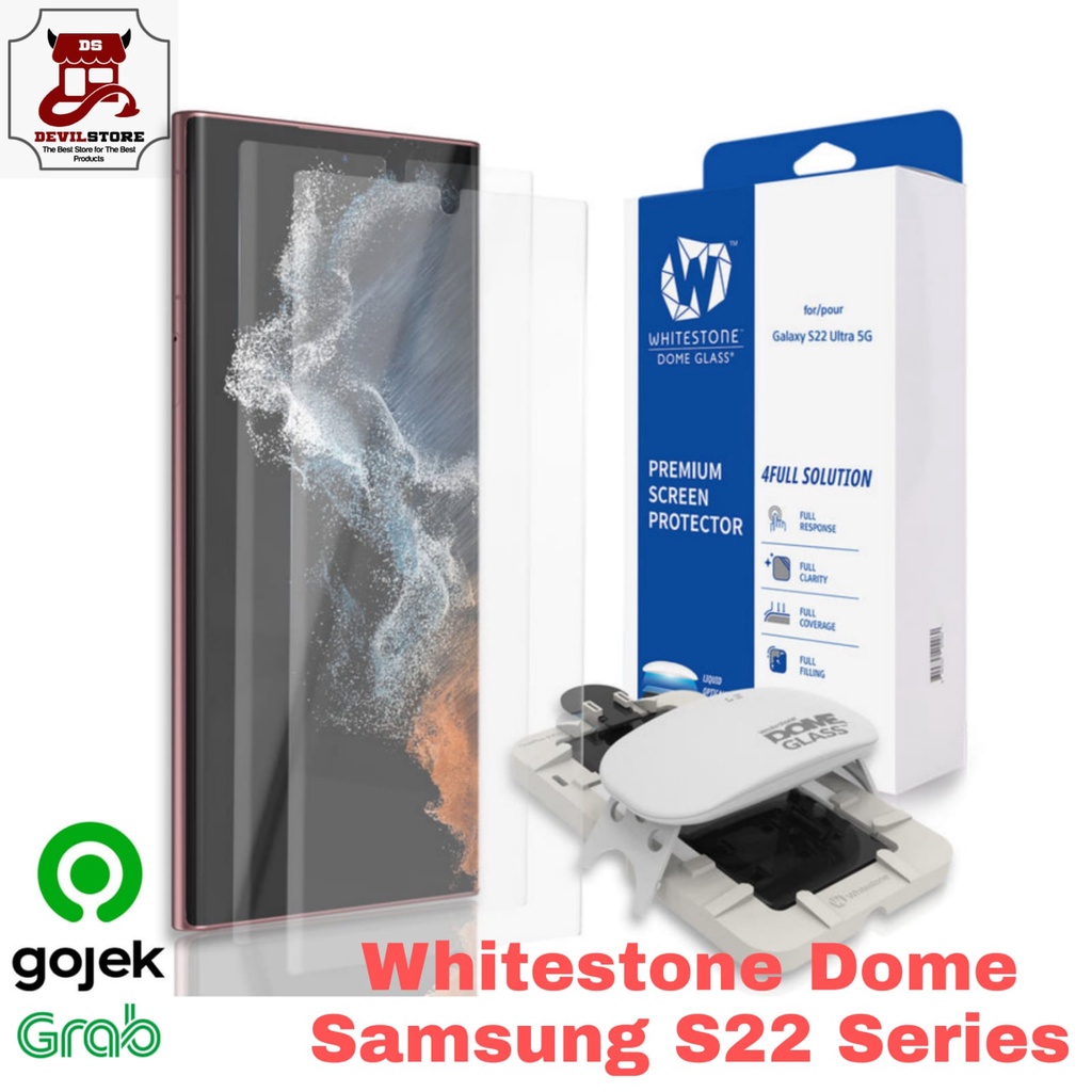 Whitestone Dome Glass For Samsung S22 Ultra 22 Plus Tempered Glass S22