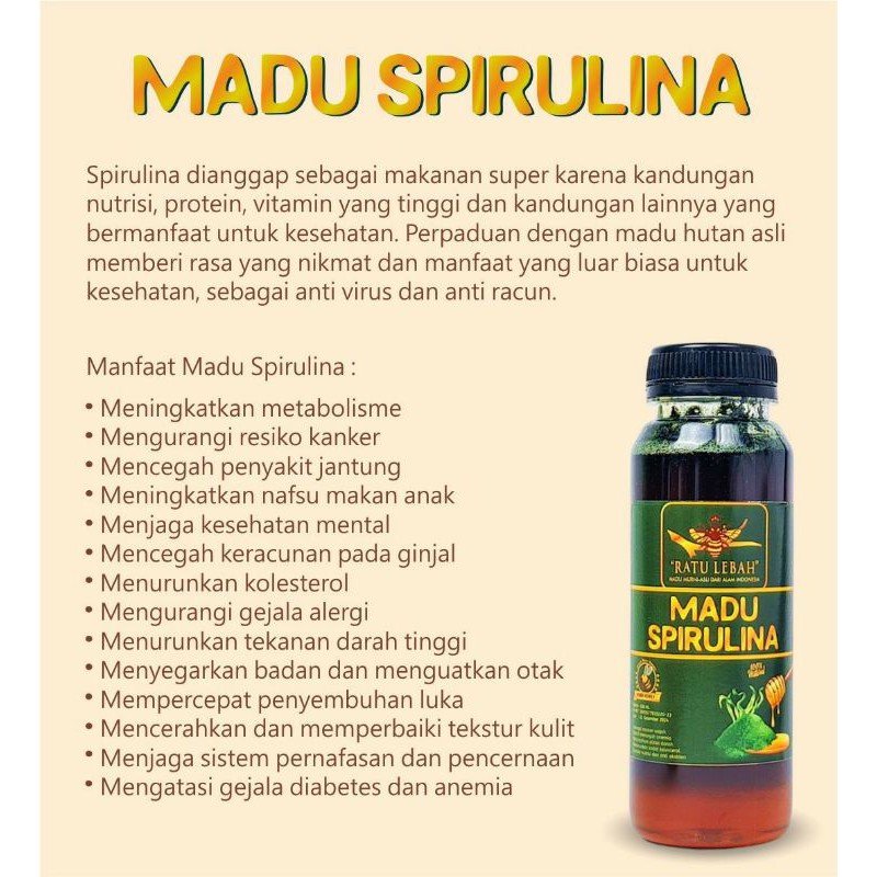

Madu Spirulina