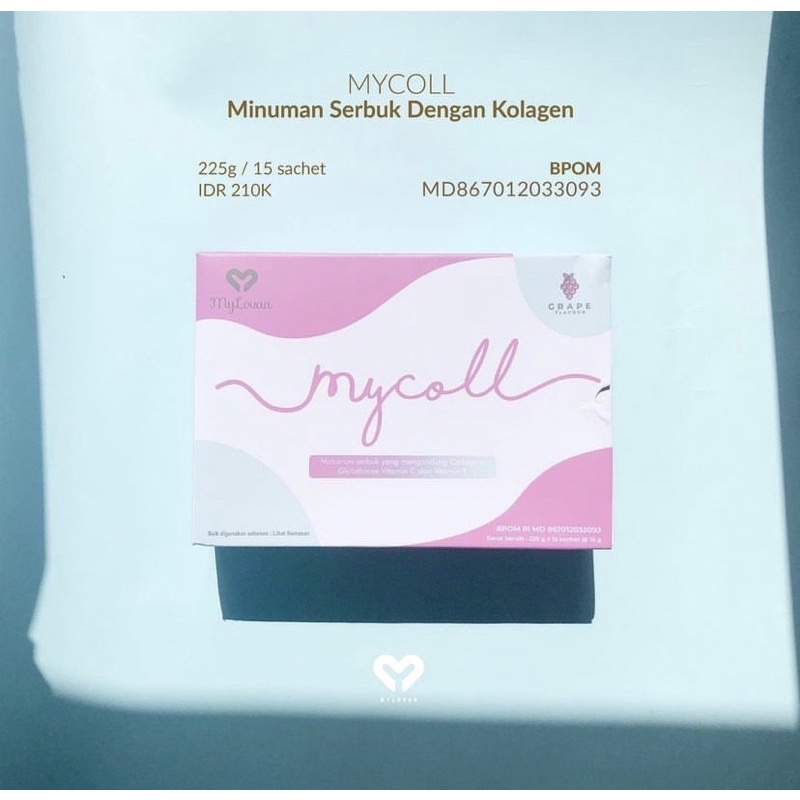 {BPOM} Mycoll (minuman collagen by mylovaa)