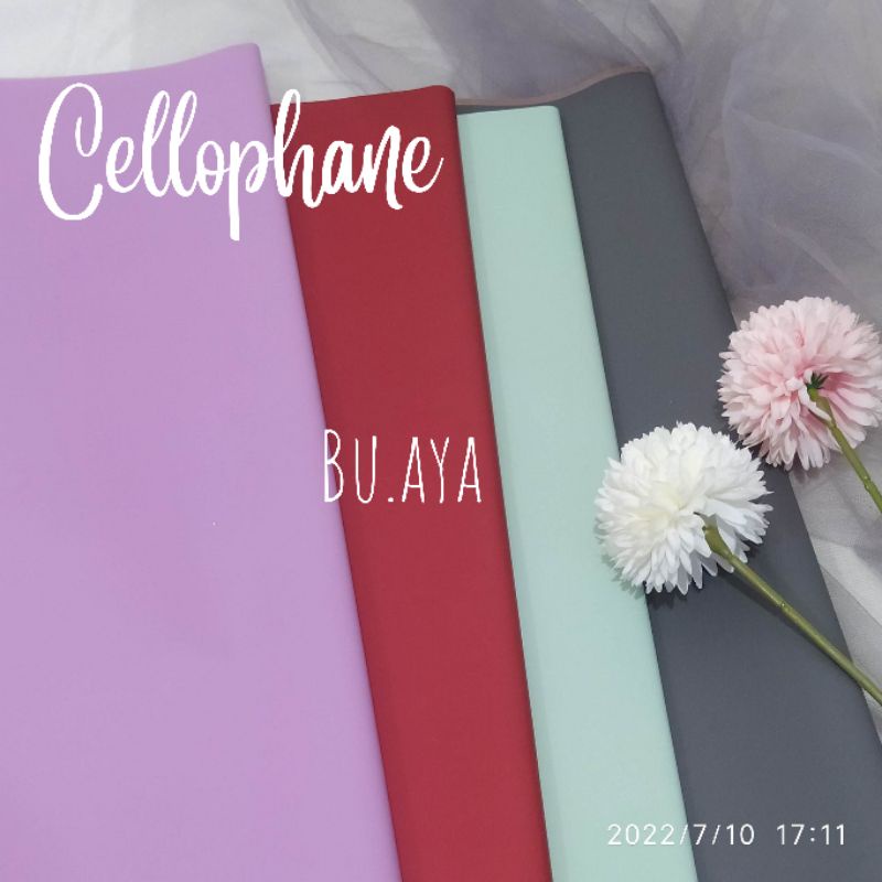 5 lembar Kertas Buket Cellofein