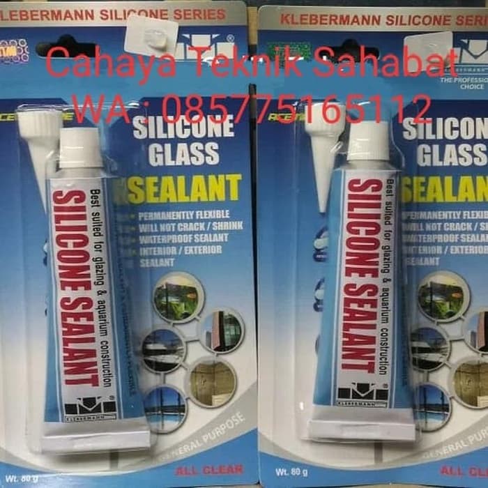 Klebermann Silicone Glass Sealant Clear