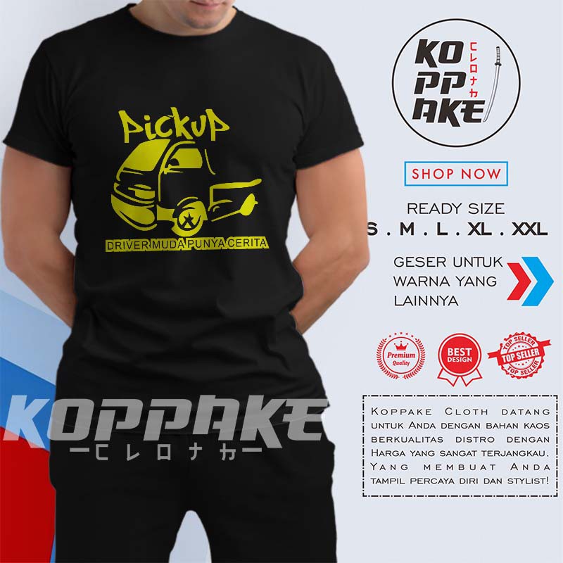 Kaos Driver Muda Punya Cerita Suzuki Carry Pickup Mitsubishi Colt T 120 SS Baju Otomotif