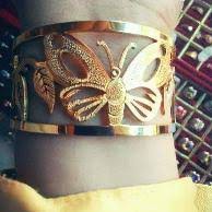 Gelang nama lapis emas asli model kupu