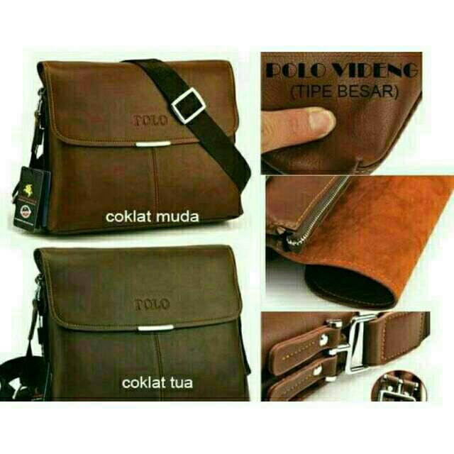 TAS SELEMPANG POLO-TAS KULIT IMPOR-TAS PRIA-SLINGBAG-TAS BRANDED-TAS KERJA-TAS TRENDY