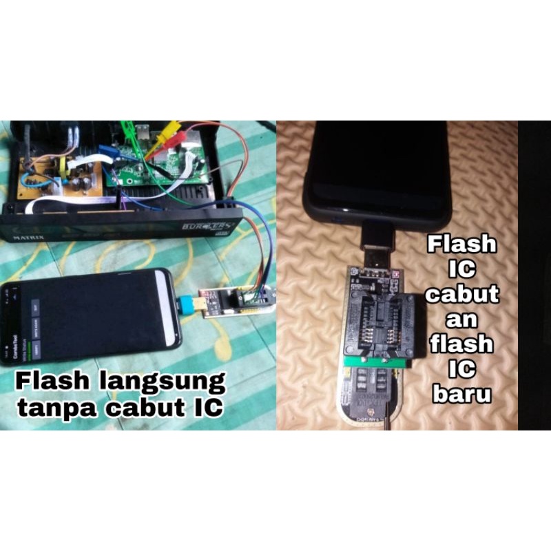 Rekomendasi alat Flash IC Eeprom menggunakan Android