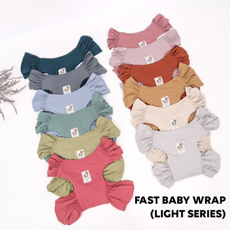 Mere et Moi fast baby wrap - geos gendongan kaos