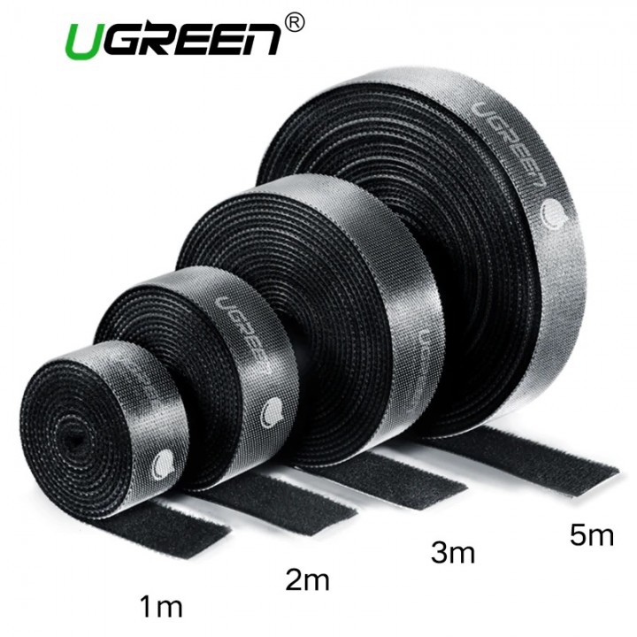 UGREEN 40356 20mm Hook and Loop Fastening Tape 5 Meter - Tali Velcro