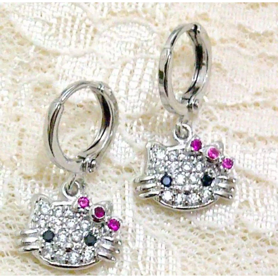 Anting Anak Hello Kitty silver Xuping asli