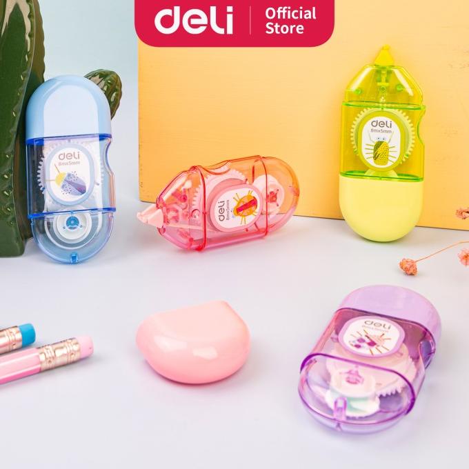 

Deli Correction Tape / Tip-X Kertas 5Mm*6M/8M/12M Eh08 Eh333 Eh350
