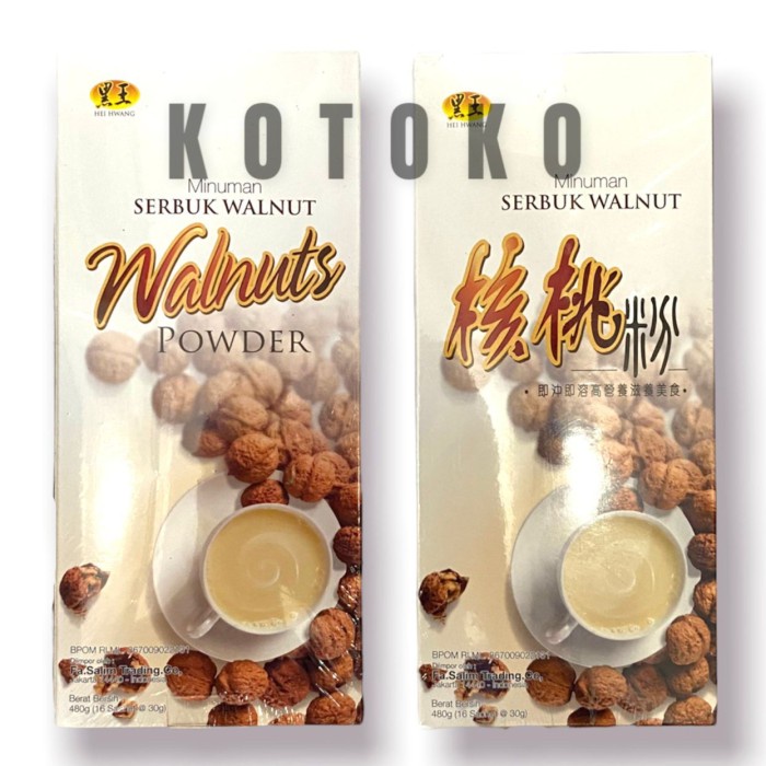 

HEI HWANG WALNUTS POWDER / MINUMAN SERBUK WALNUT 480GR