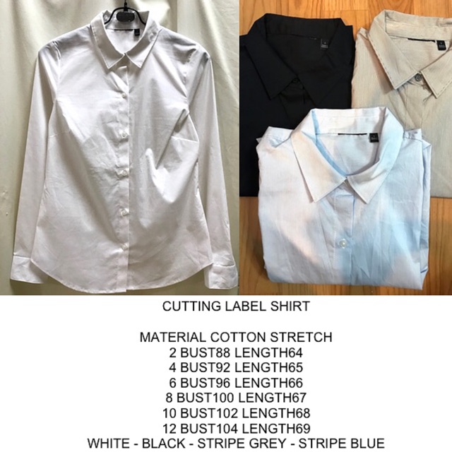 

Cutting label shirt