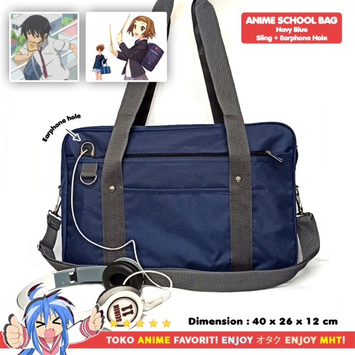 Japanese High School School Bag Anime Bag Anime Koukou Bag HQ Shopee