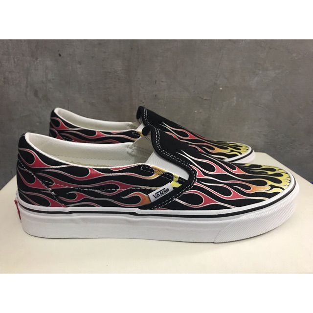Vans Classic Slip-On (Mash Up) Flame Black/ True