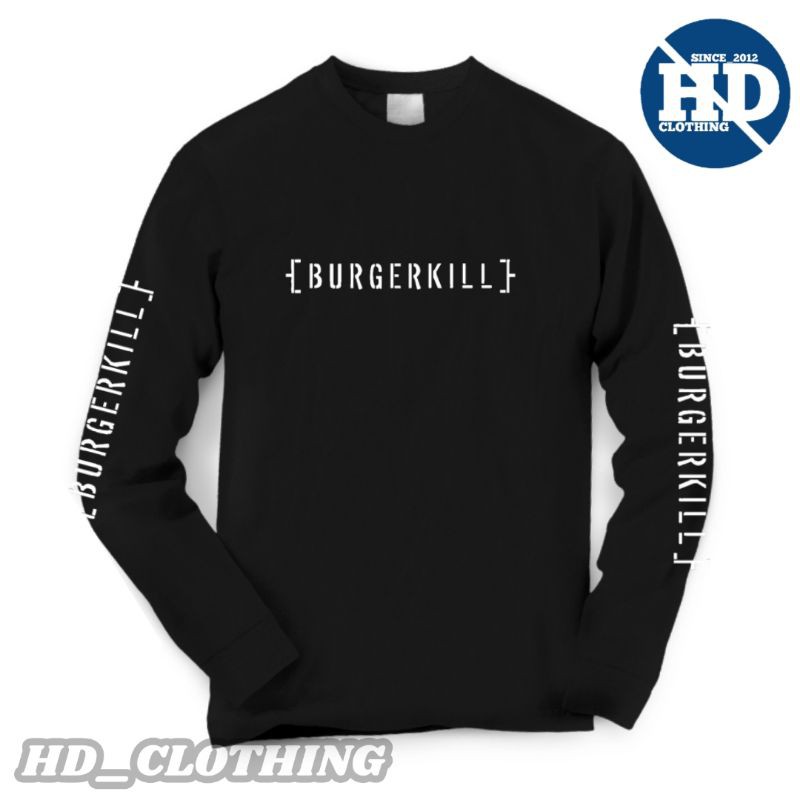 kaos musik BURGERKILL lengan panjang