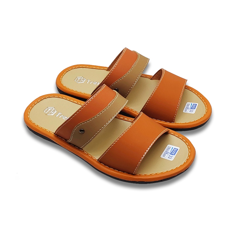 Sandal Selop Anak Cowok Treshaw Kulit Sintetis Best Quality