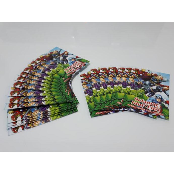 

Buruan Serbu Angpao/Amplop Lebaran Avengers Isi 100