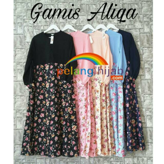 Gamis syari aliqa by pelangi hijab