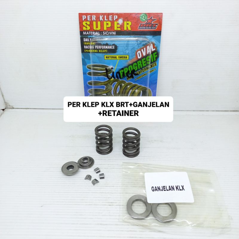Per Klep Spring Valve BRT+Retainer+Ganjelan KLX