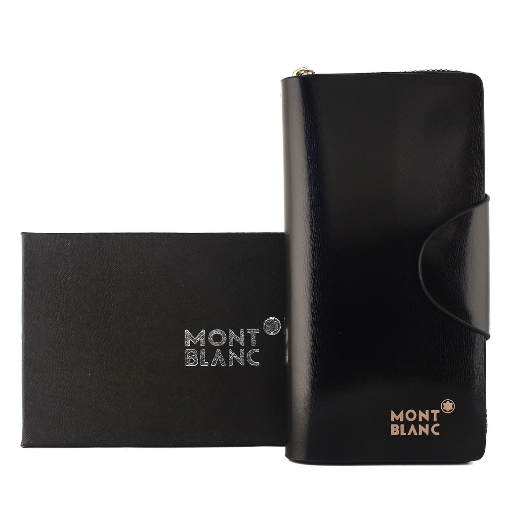 TOKOKOE - Dompet Panjang Wanita bahan Kulit - MB 807 Black