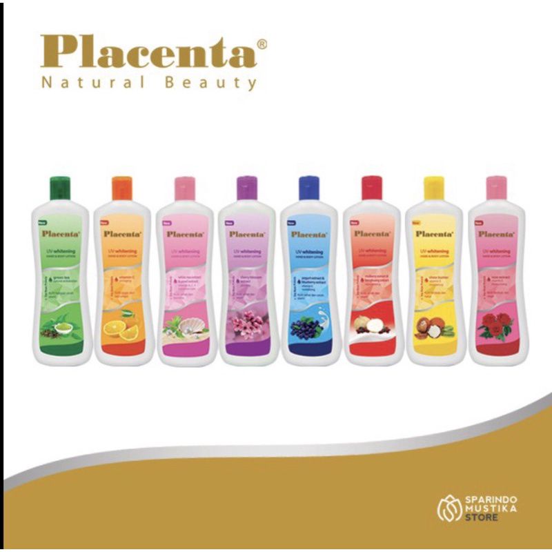 HAND &amp; BODY LOTION PLACENTA UV WHITENING 500 ML