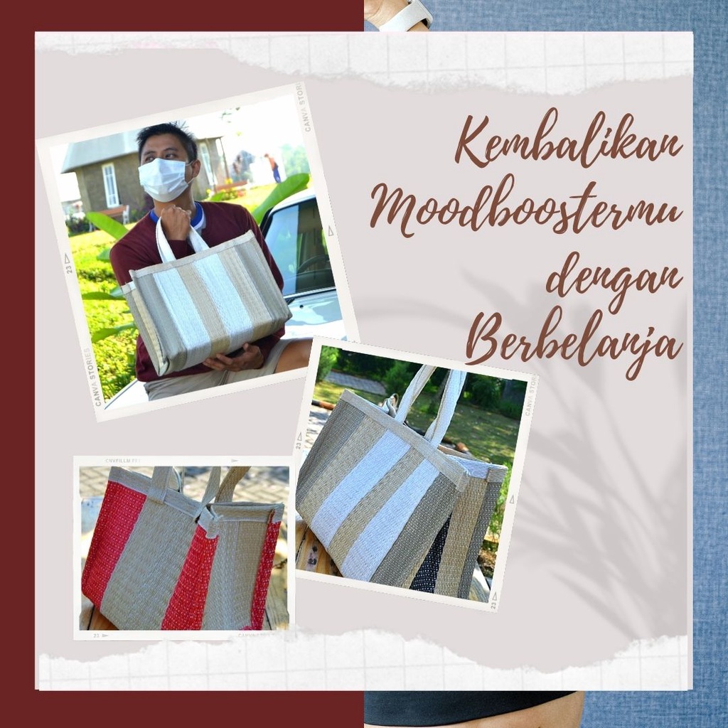 (GROSIR) Tas Belanja Grosir, Tas Hajatan Jombang Size Small P:25 x T:22 x L:16