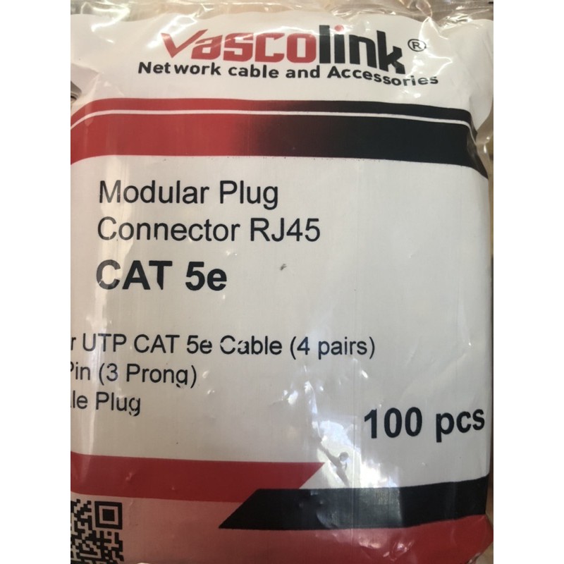 connector RJ45 vascolink utp cat5e