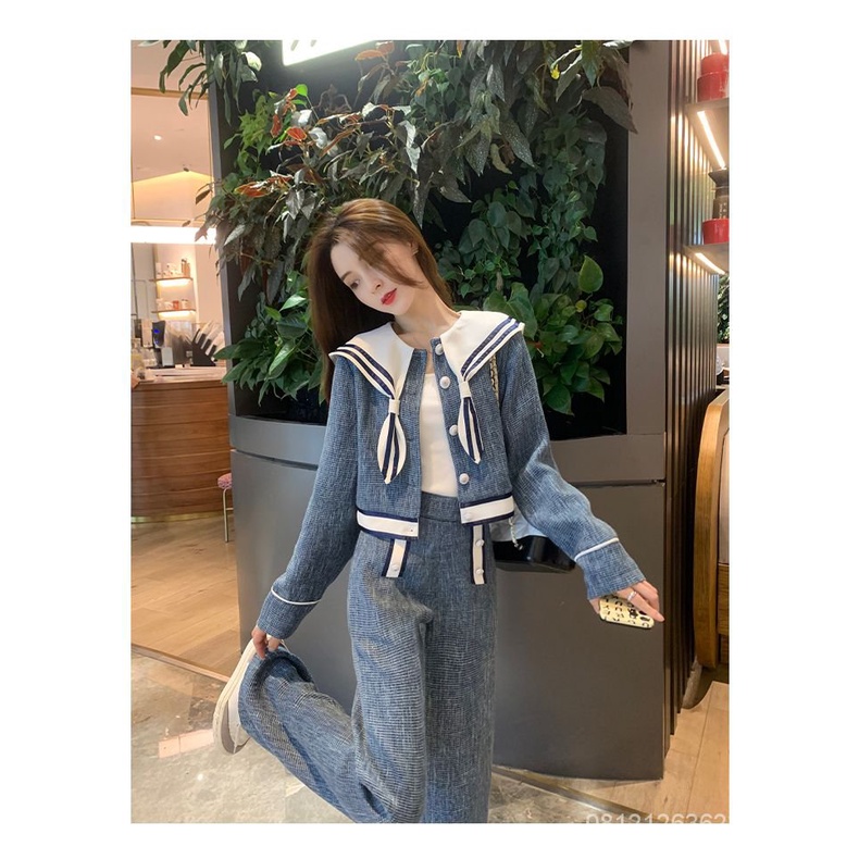 #Sisjuly# Wanita setelan angin dupa kecil wanita senior baru rasa temperamen celana panjang berkaki