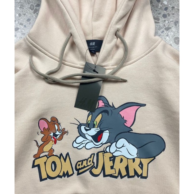 HOODIE TOM AND JERRY H&amp;M HIGH QUALITY CASUAL HYPE FASHION PRIA