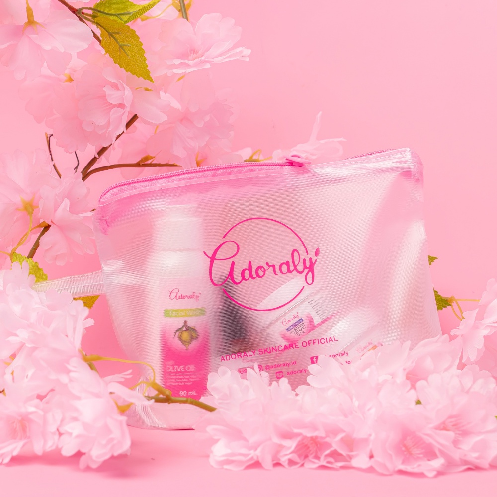 Paket Skincare Adoraly Perawatan wajah ampuh hilangkan flek hitam dan jerawat aman untuk Busui