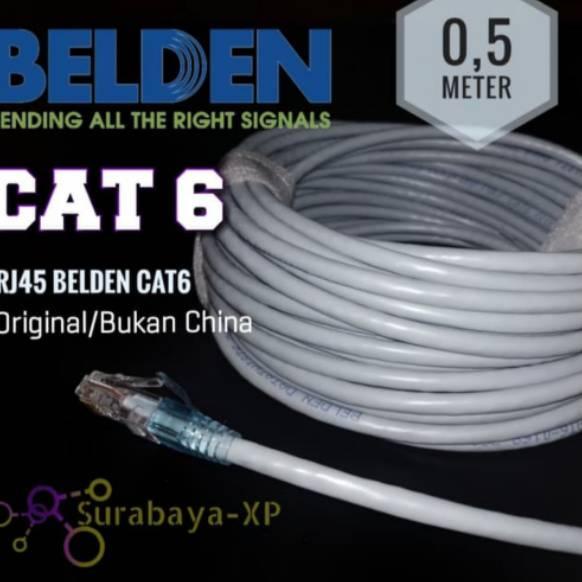 Kabel LAN Belden CAT6 50CM 0.5 Meter UTP CAT 6 ☂