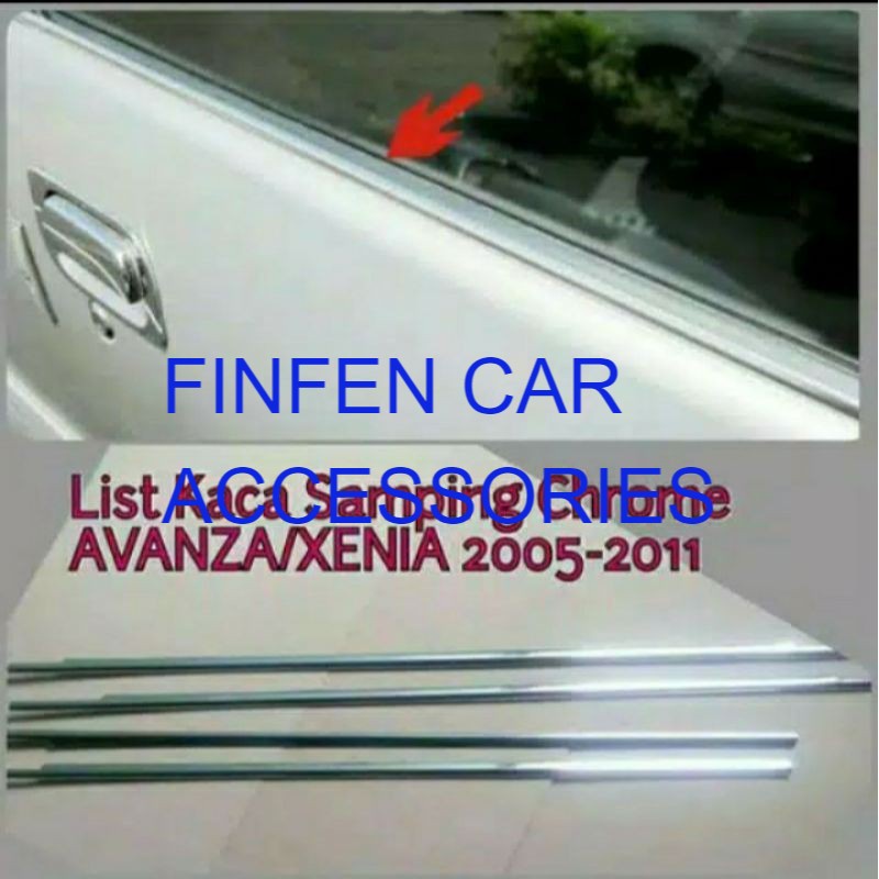 Lis kaca samping mobil Avanza Xenia 2005 - 2011 FCA