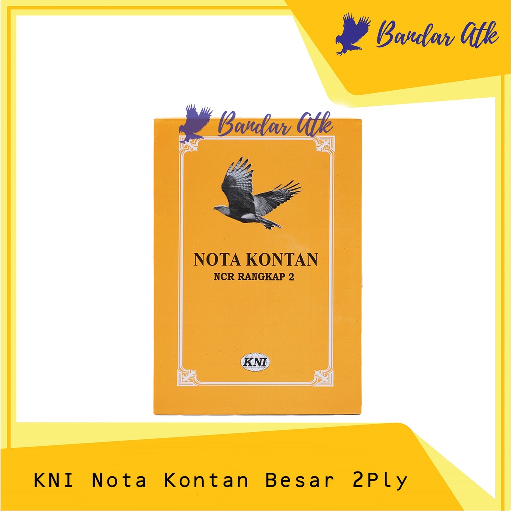 

KNI NOTA KONTAN BESAR - 2 PLY [1 PCS]