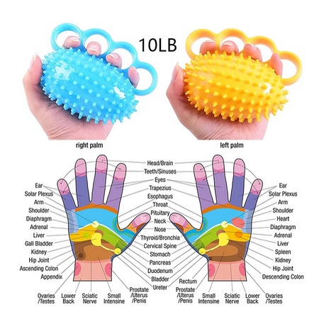 Bola Terapi Tangan Stroke Melatih Motorik Otot Tangan - Finger Grip Ball