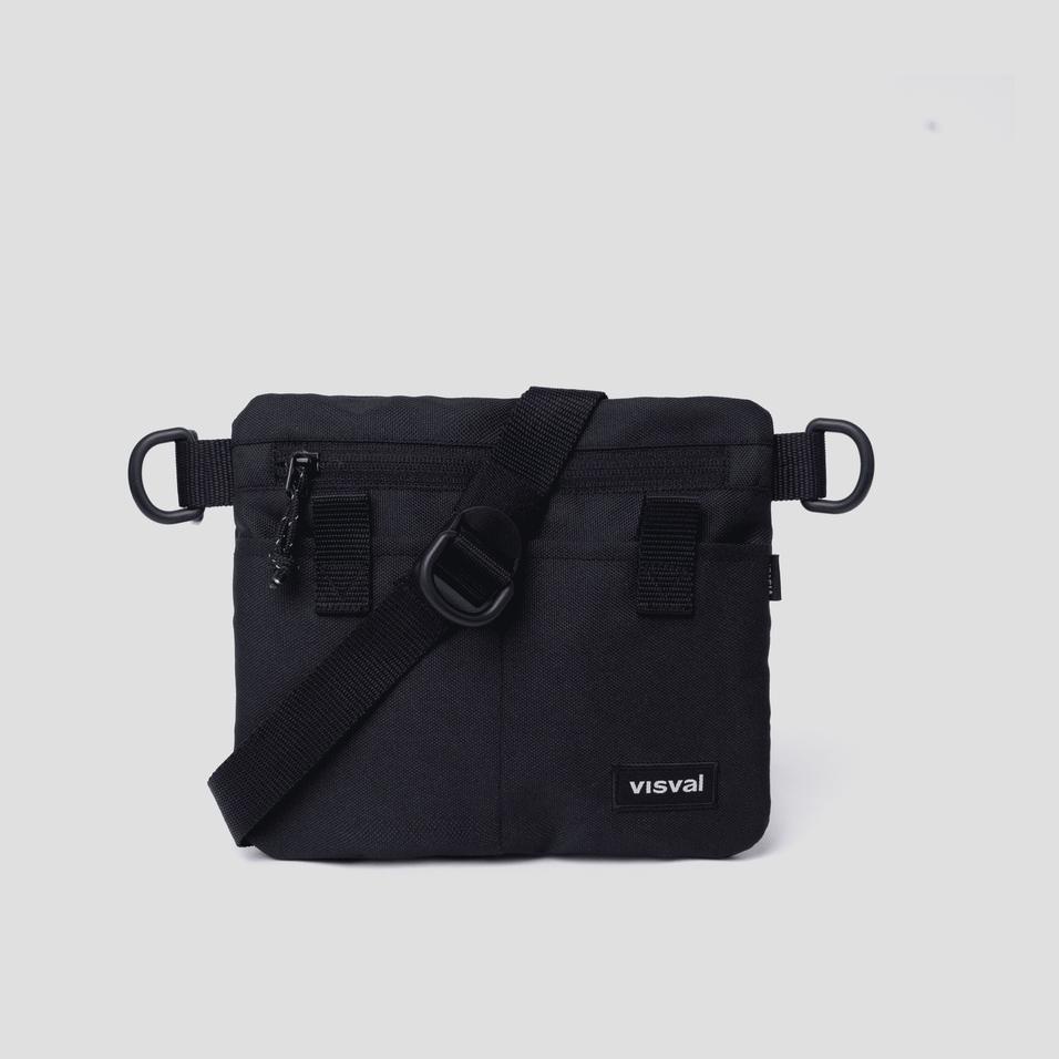 Spesial Price Sling Bag Gato Sacoche - Visval - Black - Tas Selempang