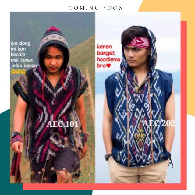 Hoodie etnik hoodie tenun hoodie unisek