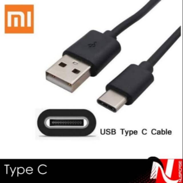 Kabel Data Kabel Cas Xiaomi colokan type c